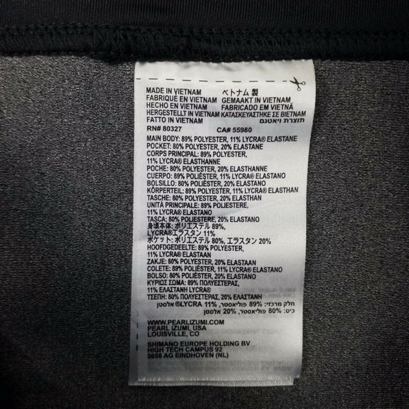 Pearl Izumi Select Escape Phantom Gray 2/1 Cycling Skirt Womens Size Small - Picture 14 of 15